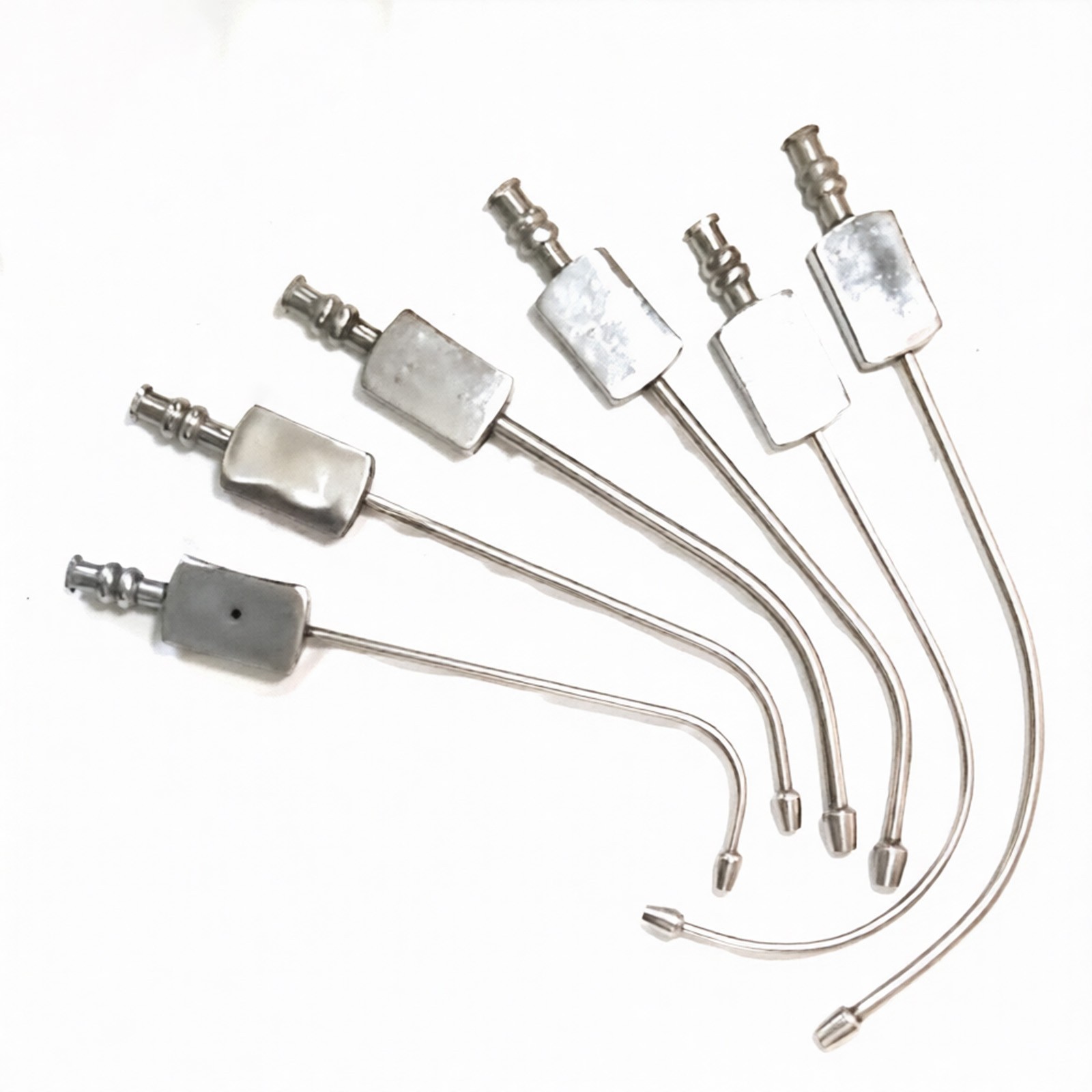 6pcs Dental Sinus Suction Tube Set – Cannula Surgical Aspiration Tips