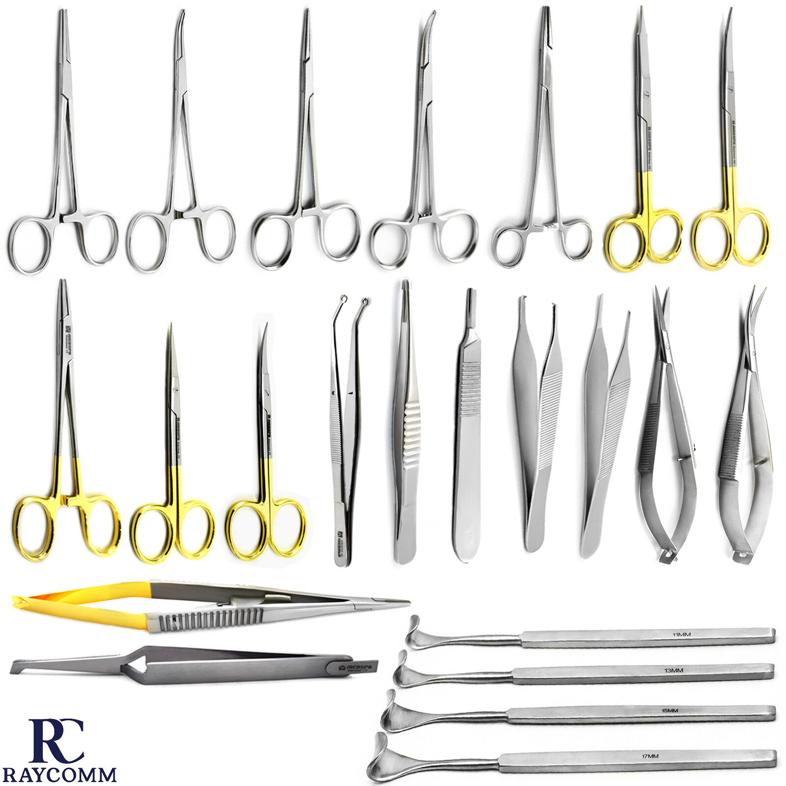 Surgery Ophthalmic Blepharoplasty Eyelid Retractors Micro Eye Instruments Kit