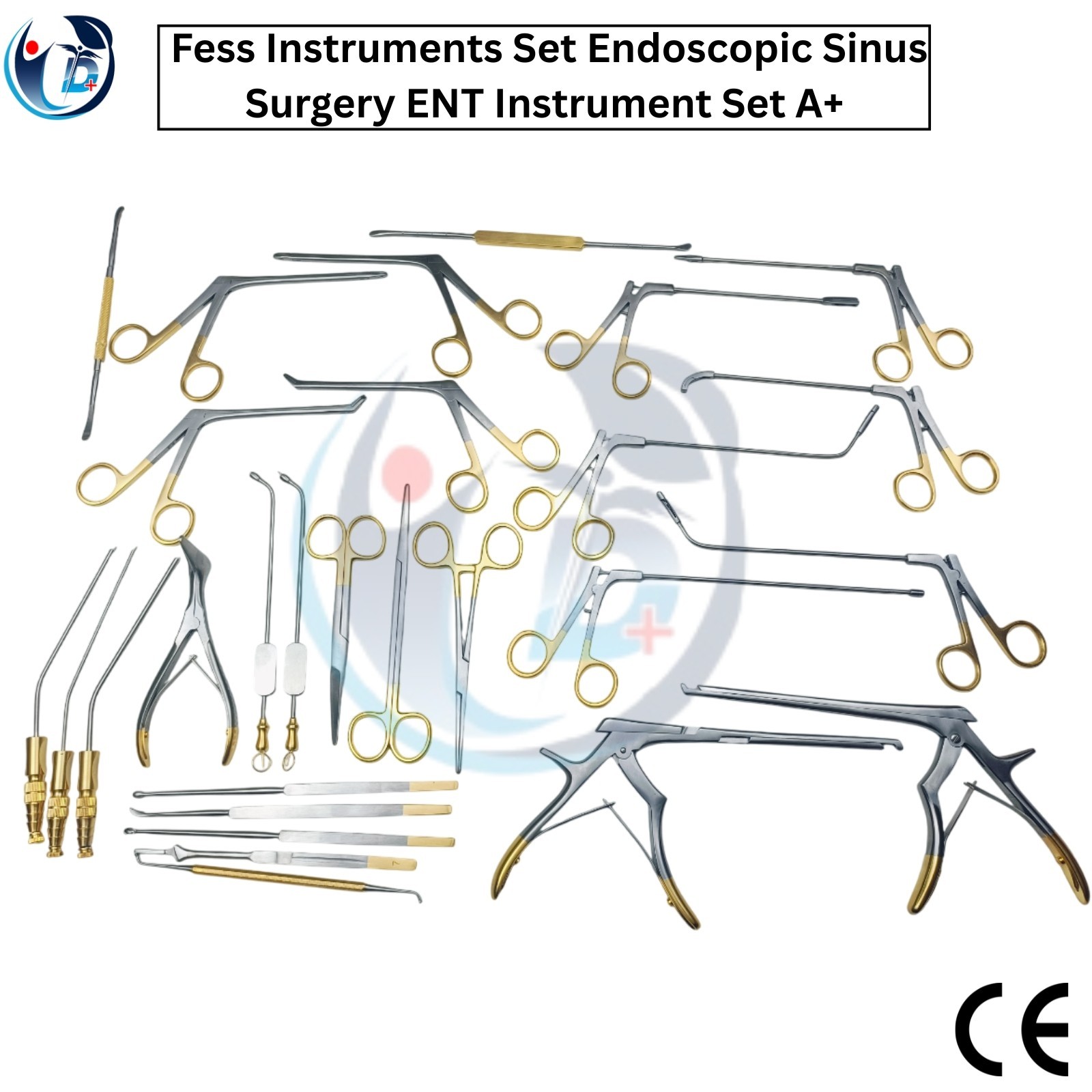 Fess Instruments Set Endoscopic Sinus Surgery A+German Steel ENT Instruments Set