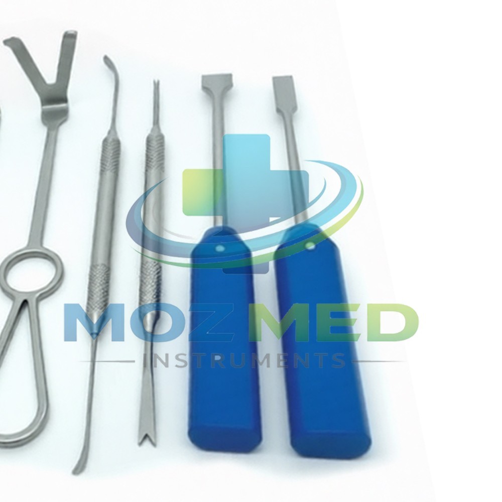 Set of 10 Pcs Minimally Invasive Orthognathic Surgery Instruments
