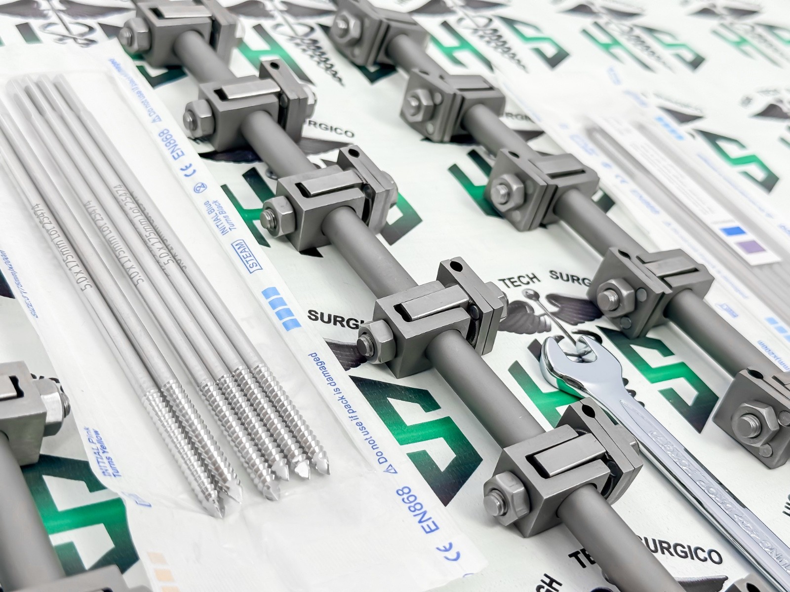 AO External Fixator 3 Sets 2.4 Distal Radius , 4.5 Tibia , 5.0 Femur Orthopedic