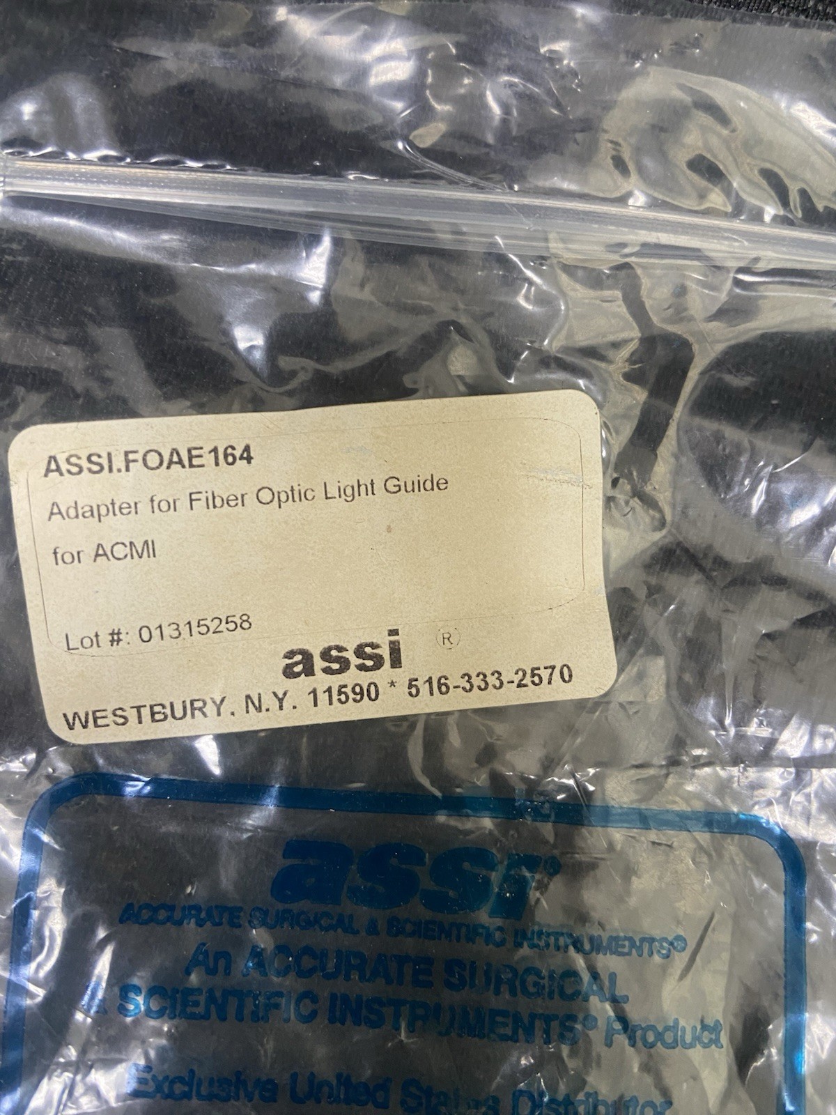 Assi Adapter for Fiber Optic Light Guide ASSI.FOAE164