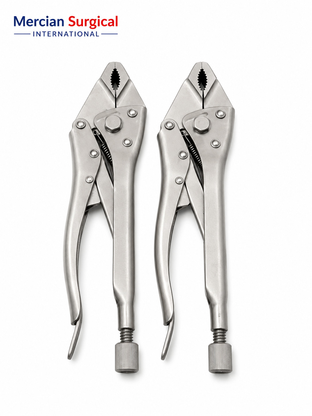 Orthopedic Locking Pliers Adjustable Vise Grip Stainless Steel Sand Blasted