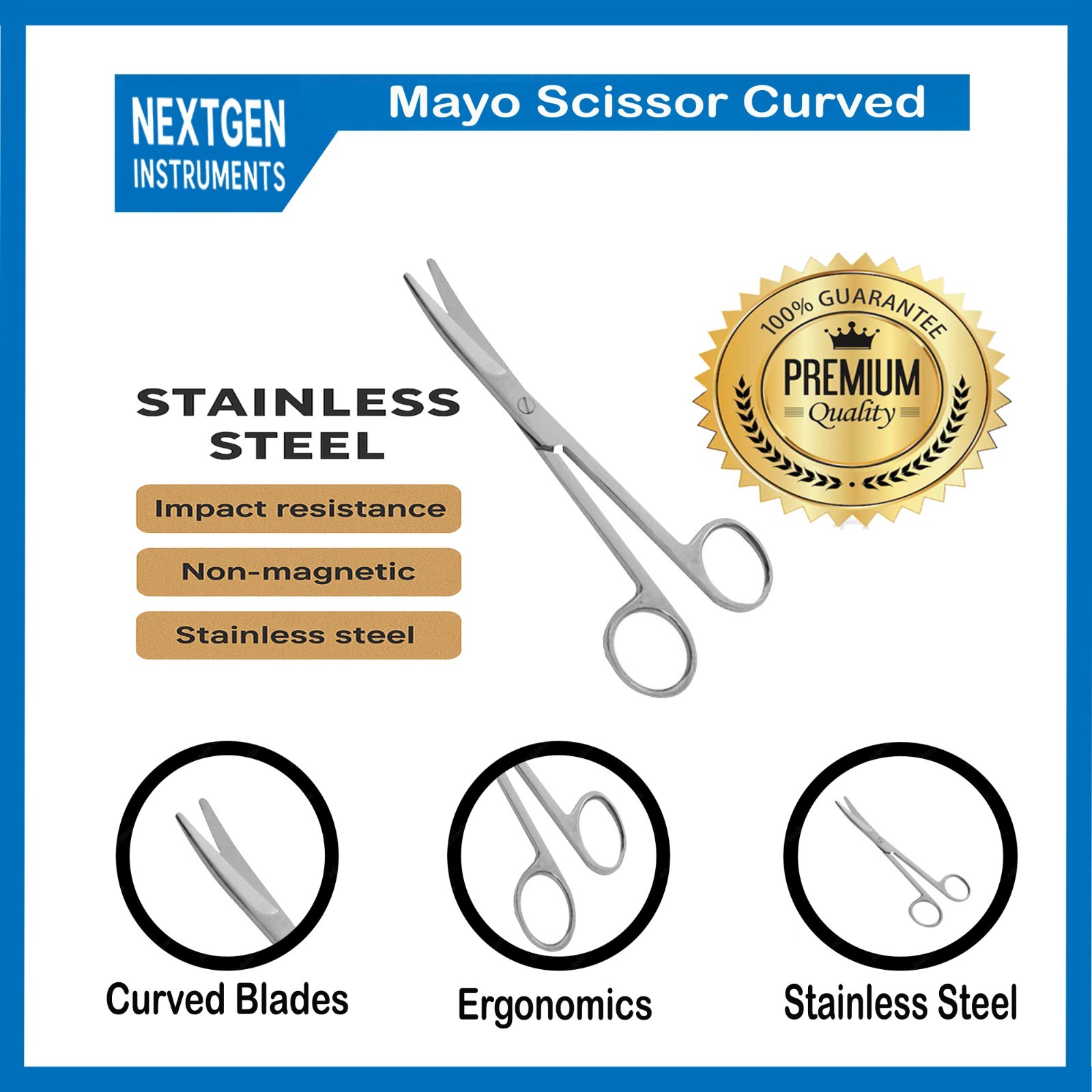 Premium 50Pc C-Section Surgical Instrument Set OB/GYN Cesarean Delivery Tools