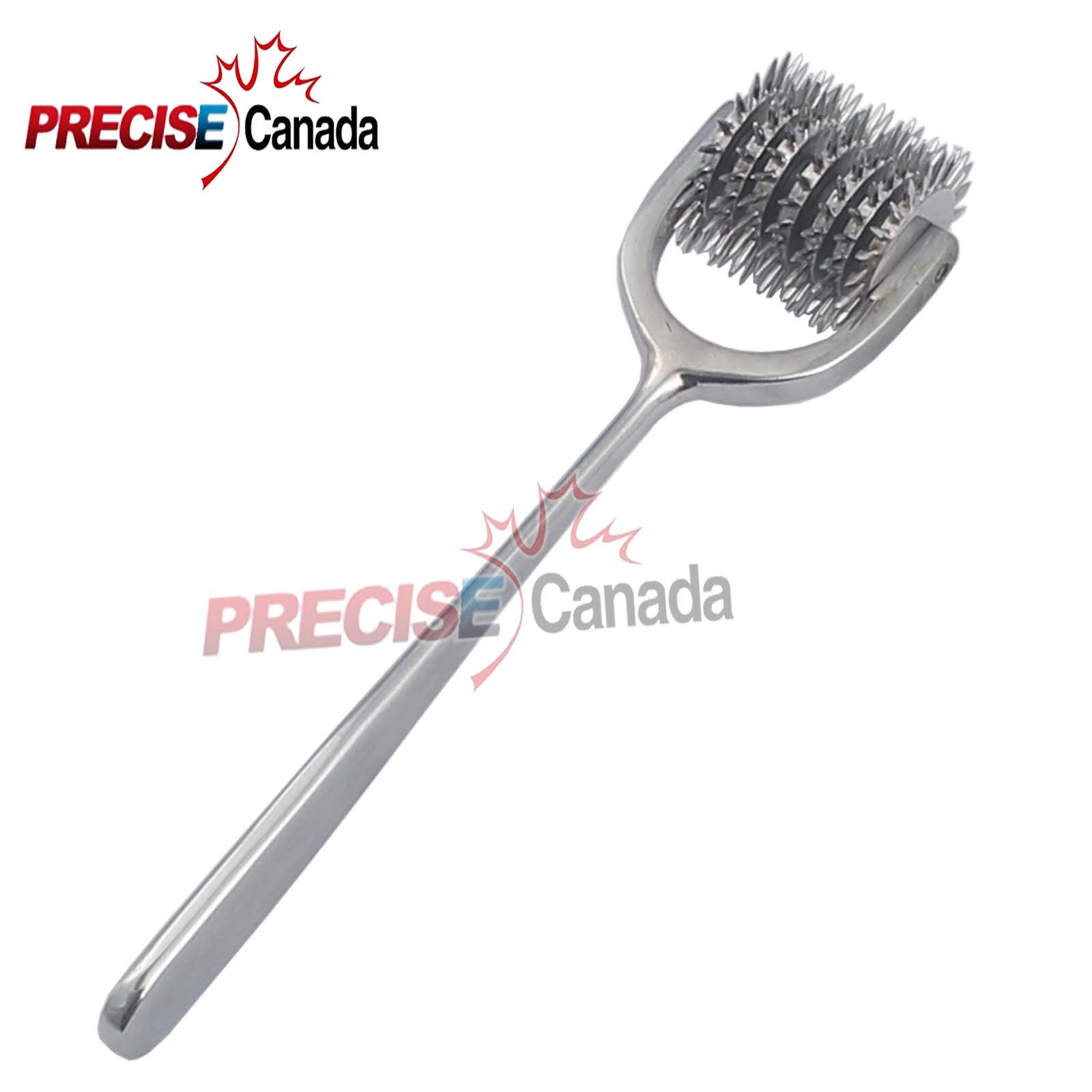 TOTAL OF ONE WARTENBERG PIN WHEEL WITH 7 WHEELS CHROME PLATTED 7″