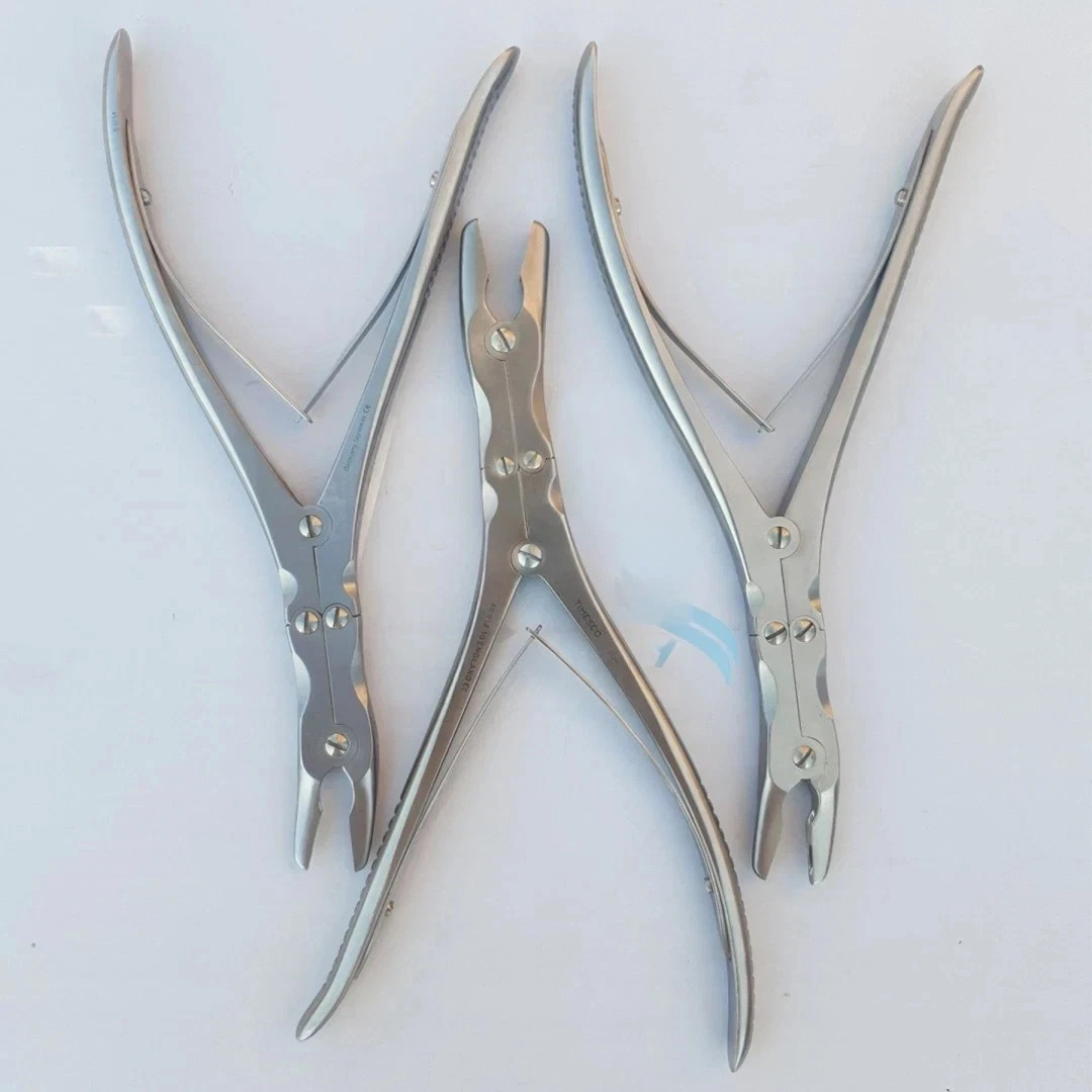 Leksell-Stille Bone Rongeur Set Of 3 Pieces Surgical Instrument