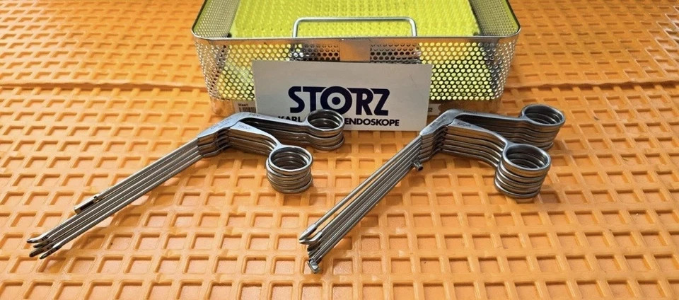 Karl Storz SilCut Arthroscopy Punches Instruments Set of 11 with Tray