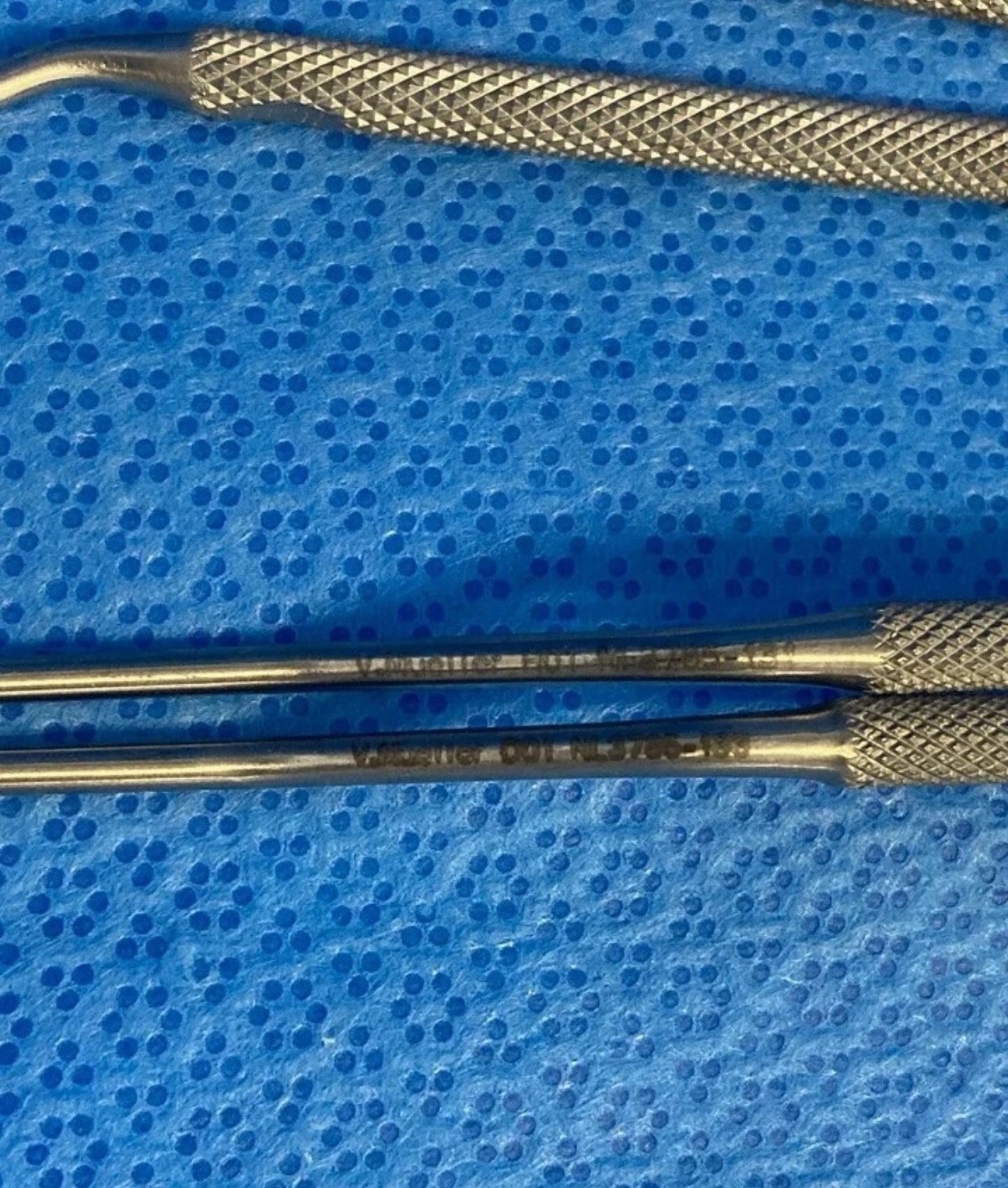 V. Mueller NL3785-131/133 Hardy Rhoton Curved Elevator Set Transsphenoidal Neuro