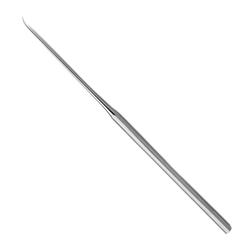Rosen Pick, 6.25″, Angled Tip, 1.5 mm Angled from Tip, Premium German Stainless