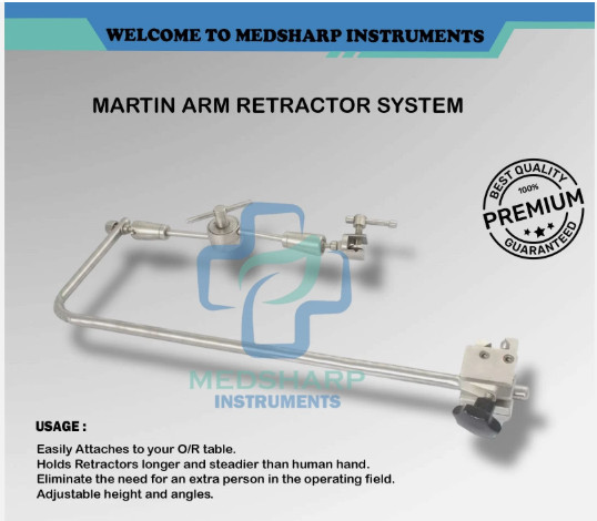 Martin Arm Retractor System Complete Surgical Retractors Set
