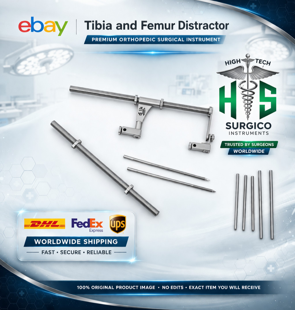 Distractor For Femur and Tibia Large With Rods Full Set orthopedic Instrument