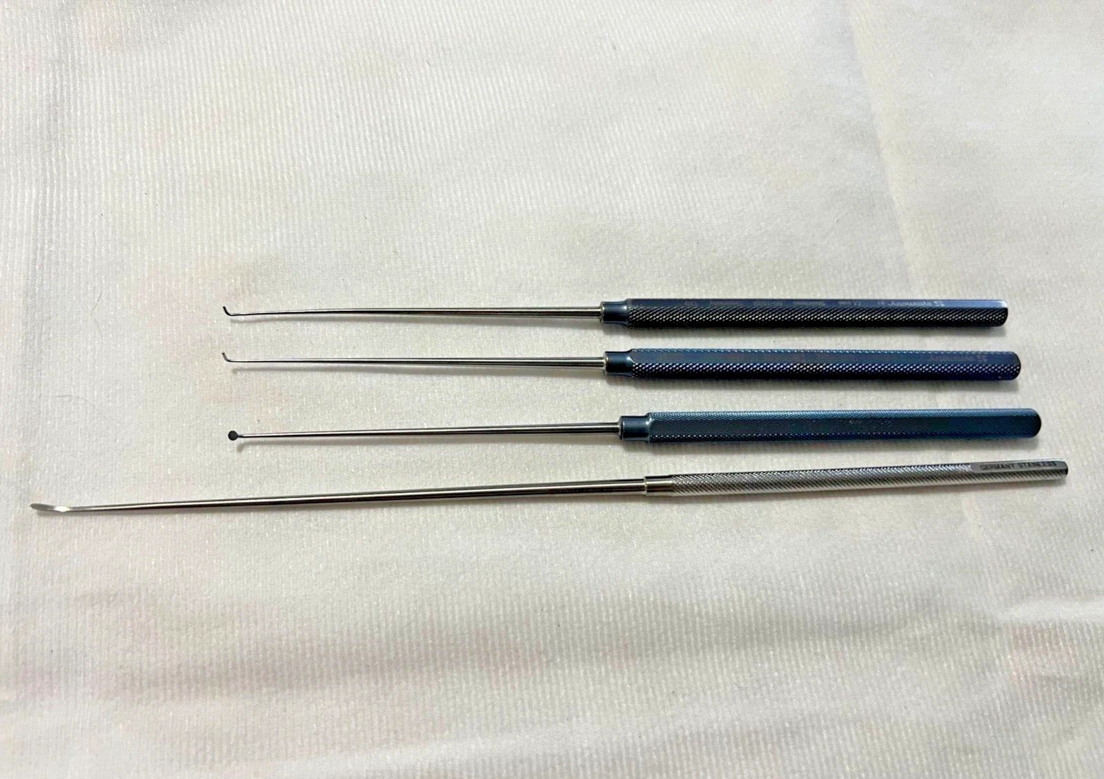 Lot Of 4 Boss Instruments 80-1532 80-1533 Nerve Hooks 80-1540 71-5133 Dissectors