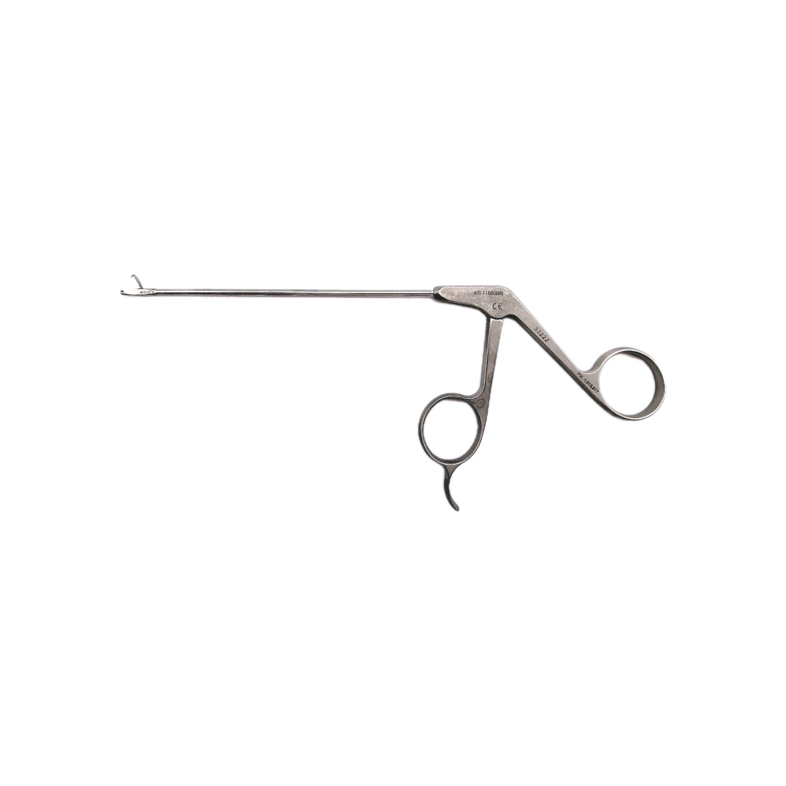 Arthrex AR-11600 Grasper, Alligator Hook Tip, 2.75mm Straight Shaft w NR Handle