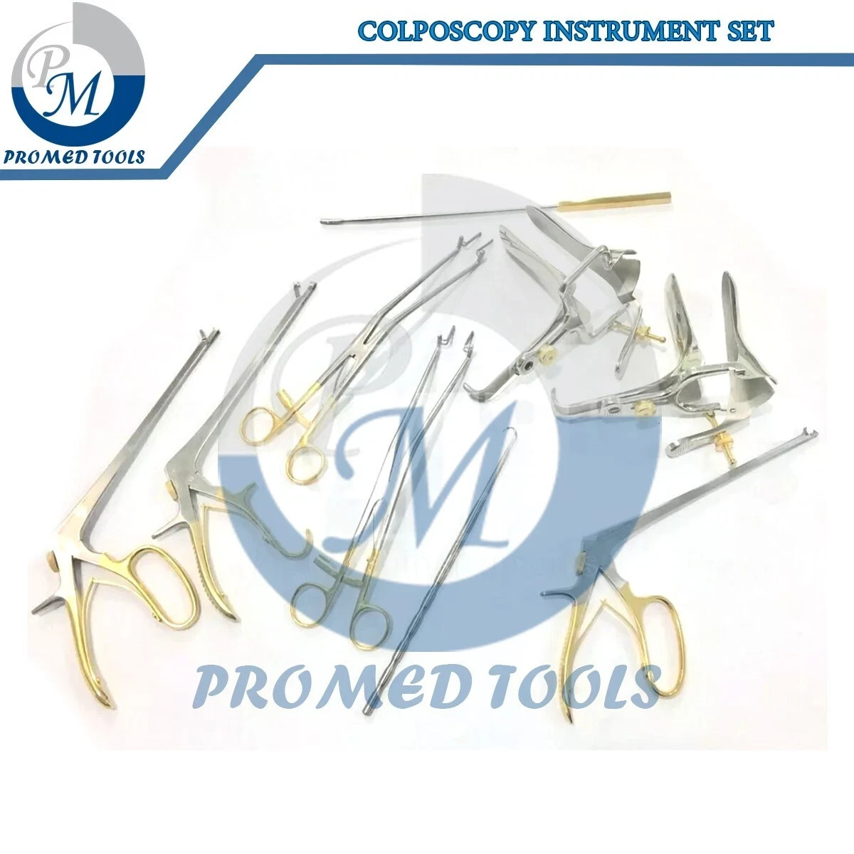 Full Colposcopy Instrument Set Gynecology Surgical Instruments Examination Set