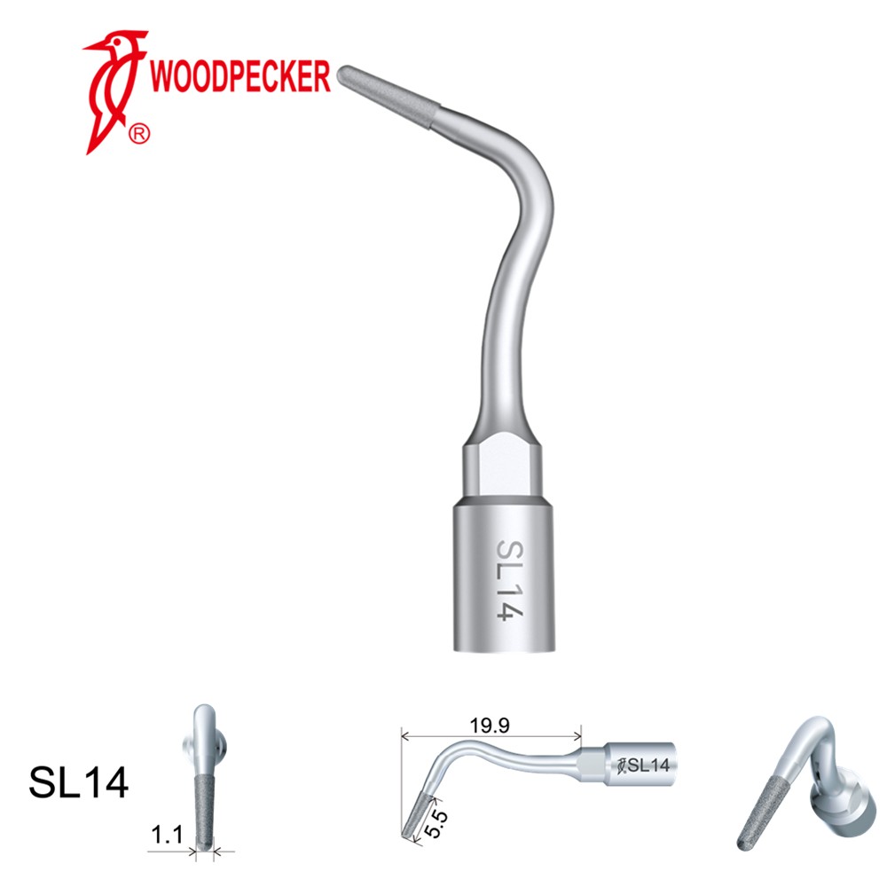 Woodpecker Dental Perio Bone Surgery Tips SL14 for Surgic Smart & Satelec