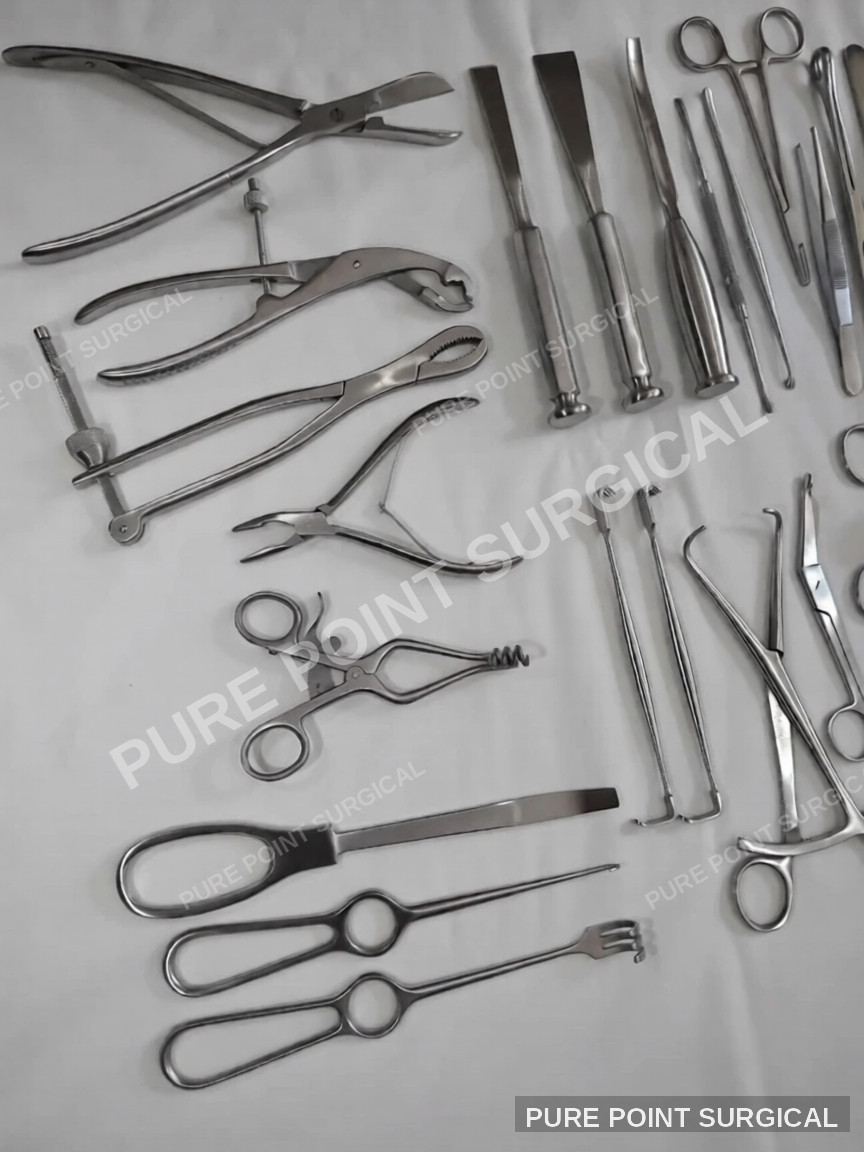 Orthopedic Surgery Instruments Set 25Pcs Surgical Kit German Stainless Steel