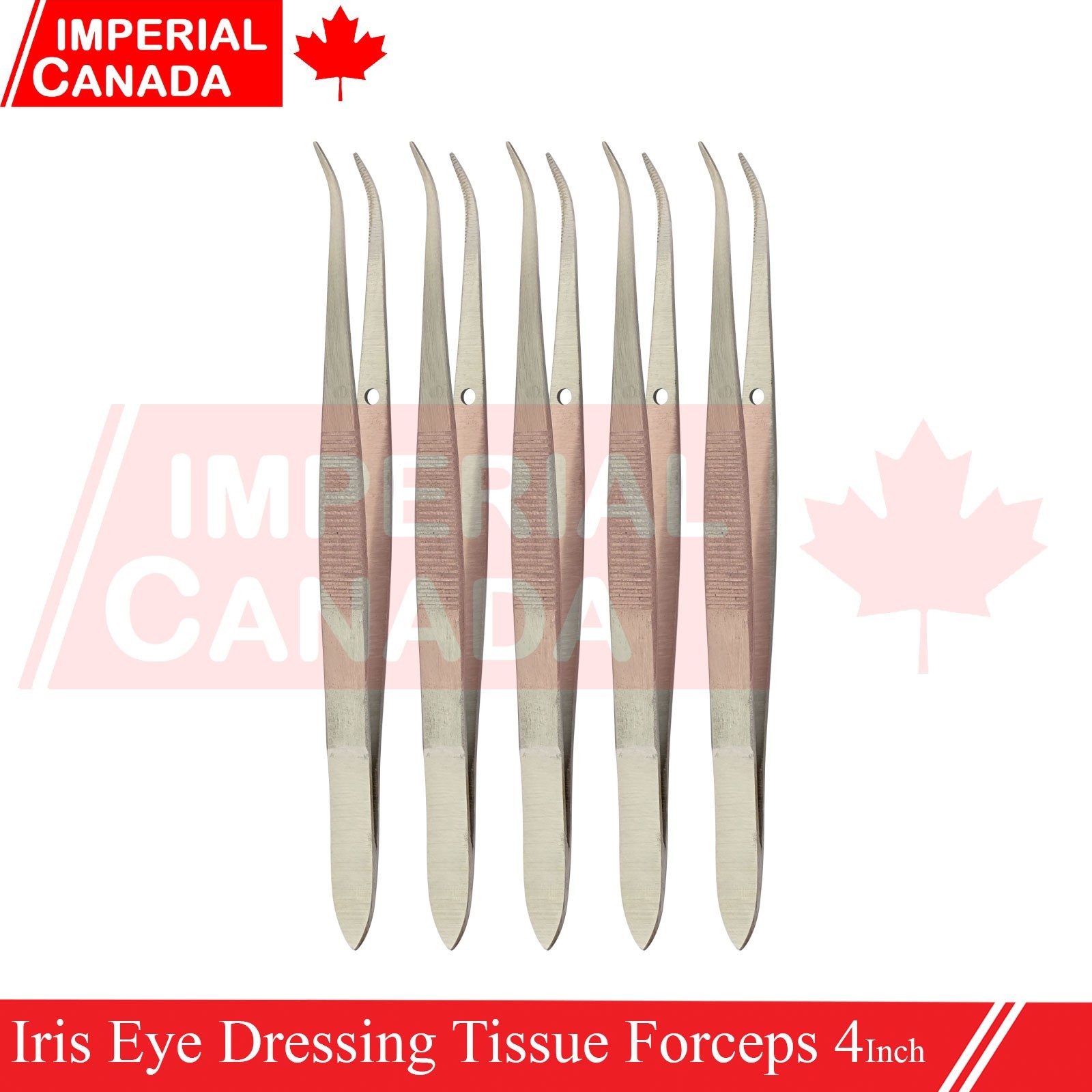 IRIS EYE DRESSING FORCEPS 4″ HALF CURVED SURGICAL INSTRUMENTS DS-2595