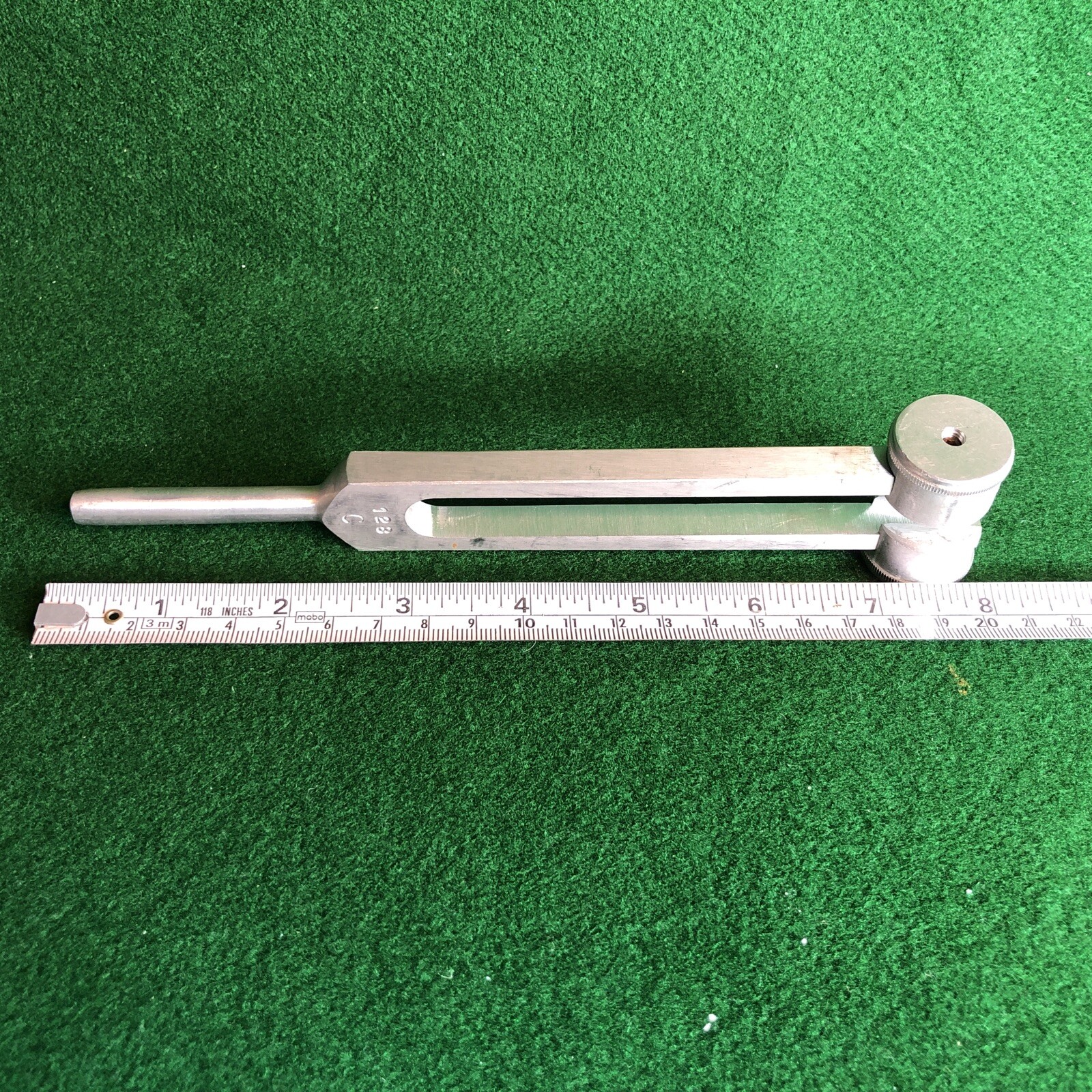 Tuning Fork, Aluminum Alloy, Vibration C-128, Unbranded