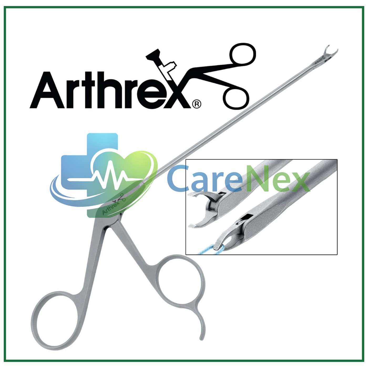 Arthrex AR-12540 Suture Retriever, ø3.4 mm, Straight NEW 6.25″