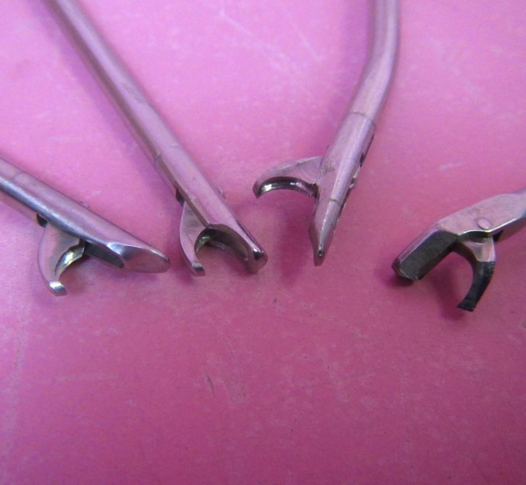 Lot of 8 Shutt-Linvatec Arthroscopic Instruments Forceps, Graspers, Scissors Set