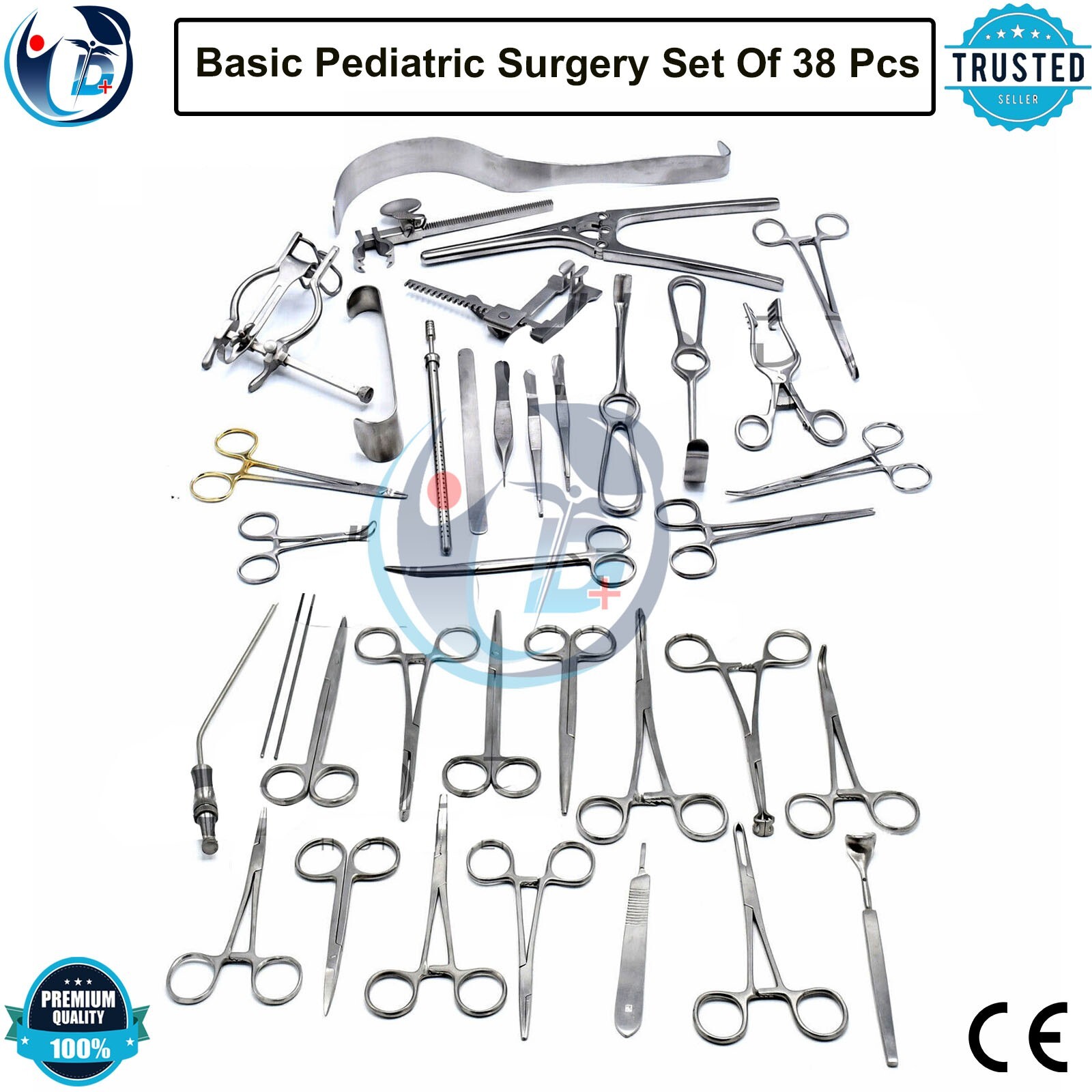 Basic Pediatric Surgery Set Of 38 Pieces Medical child Treat Surgical Instrument