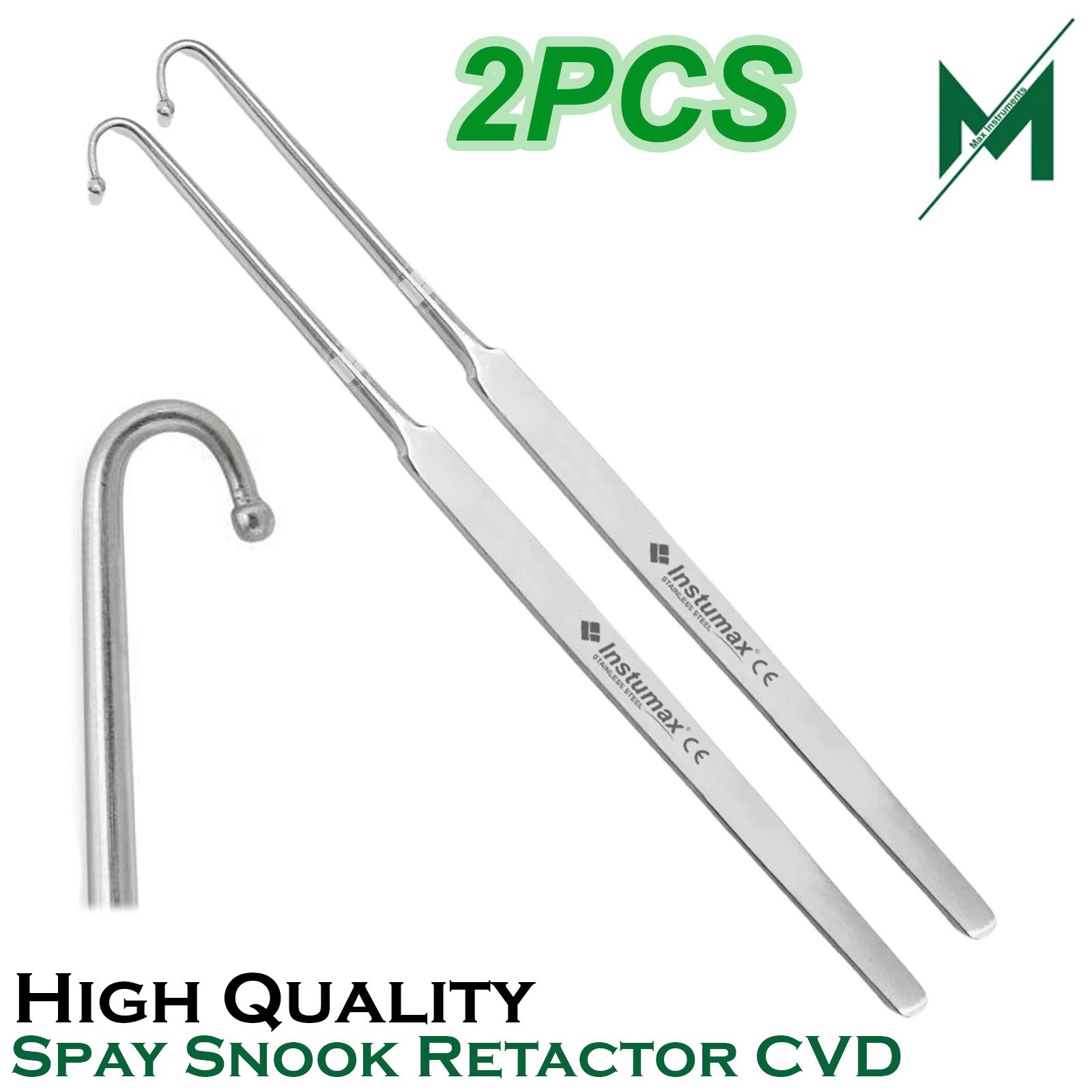 Spay Snook Hook 8″ Ovariectomy Veterinary Surgical Instruments Stainless Steel