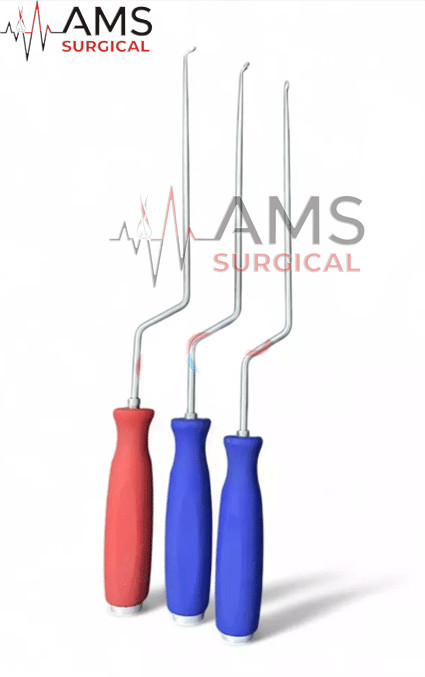 Orthopedic MIS Lumber Spine Surgery Curettes 3 Pieces Set