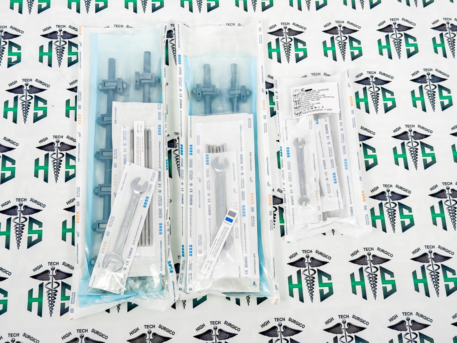 AO External Fixator 3 Sets 2.4 Distal Radius , 4.5 Tibia , 5.0 Femur Orthopedic