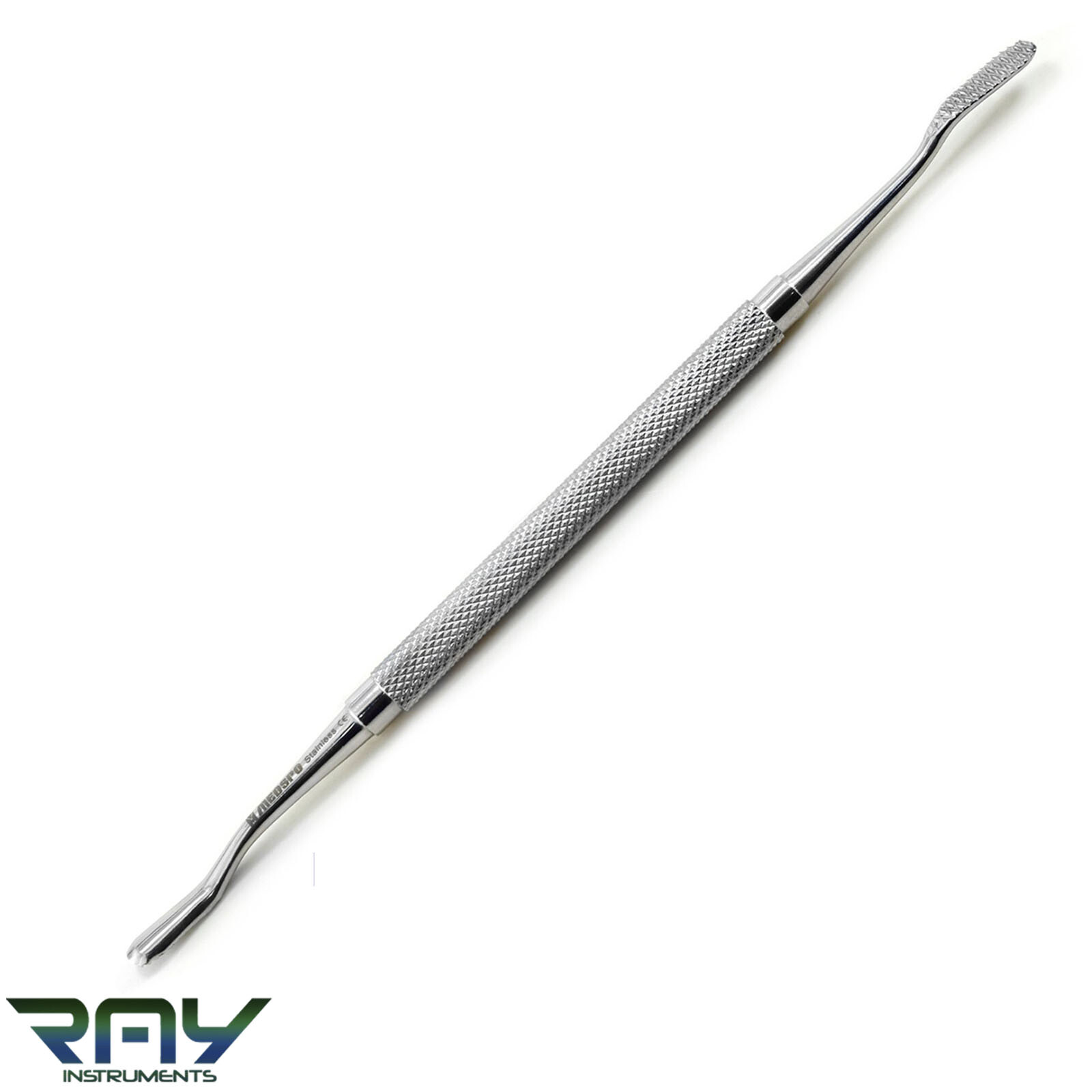 2 Pcs Dental Bone File L X 18mm, W X 6mm Double Ended Surgical Instruments