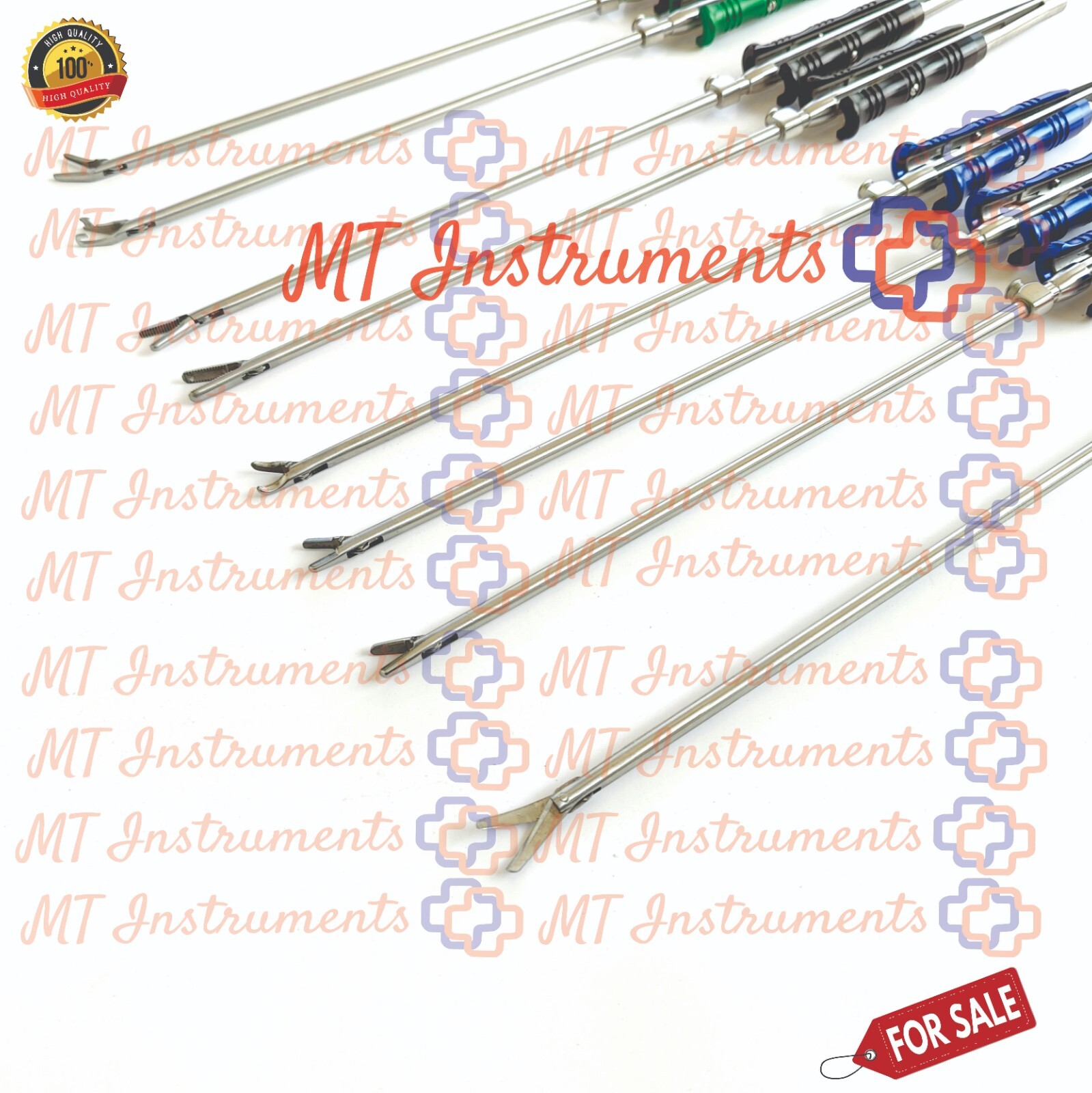 Valve Cardiac Surgery Needle Holder, Forceps, Scissors Set of 8 Pcs German A+