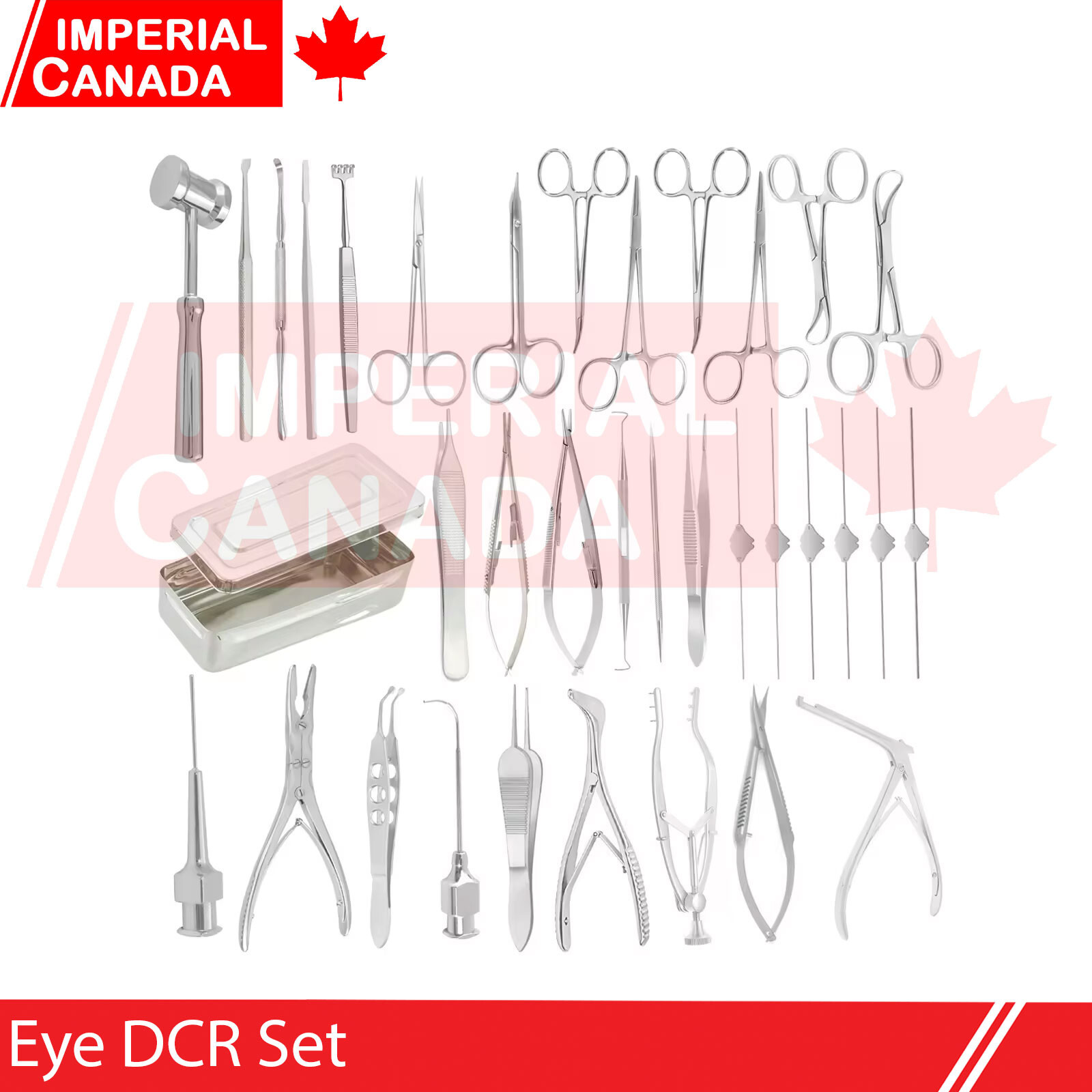 Eye DCR Set for Lacrimal Eye Surgery Set Instruments 30 Pieces