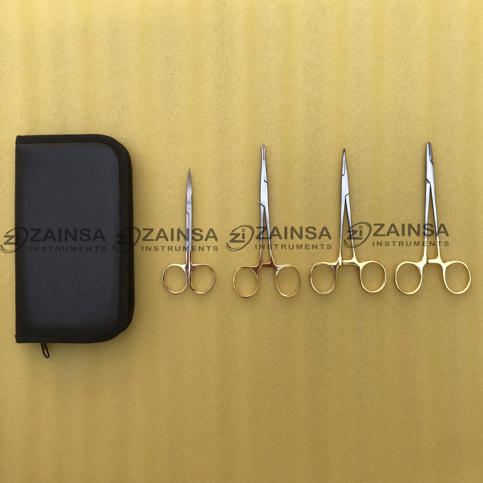 4 Piece German Sutureless Vasectomy Set, Needle Holder Set, Surgical Instruments