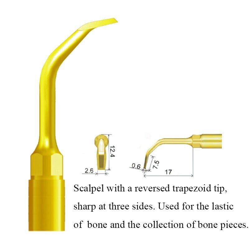 Woodpecker Dental Perio Bone Surgery Tips US5 1pc/pk US-II LED AI-SURGERY