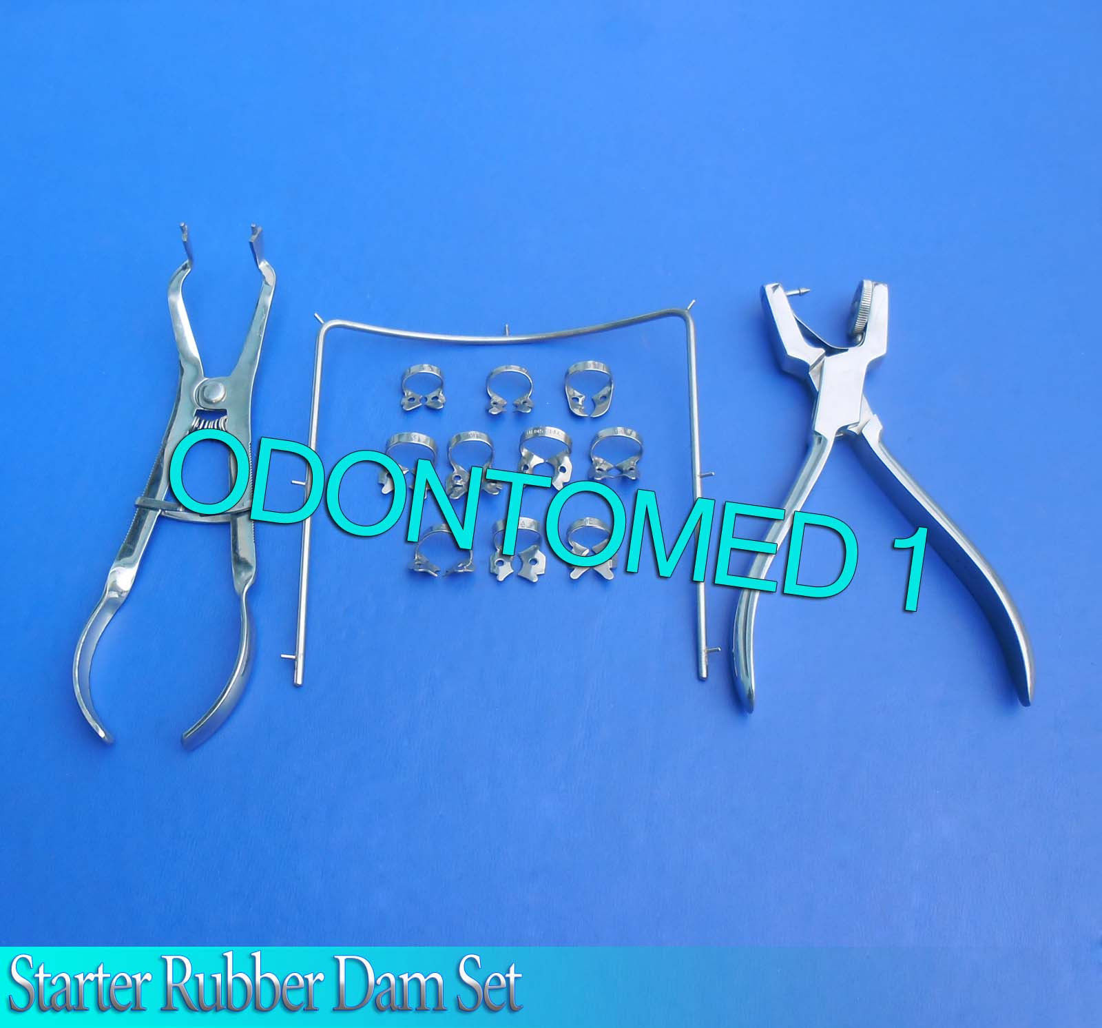 ODM Leather Hole Starter Rubber Dam+Ainsworth Dental Kit Surgical Instruments