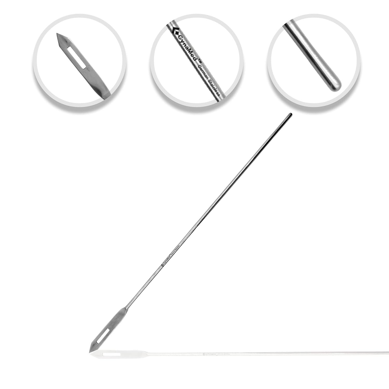 Cynamed Lab Eye Probe 6in Surgical Stainless Steel Premium Instruments Set of 6