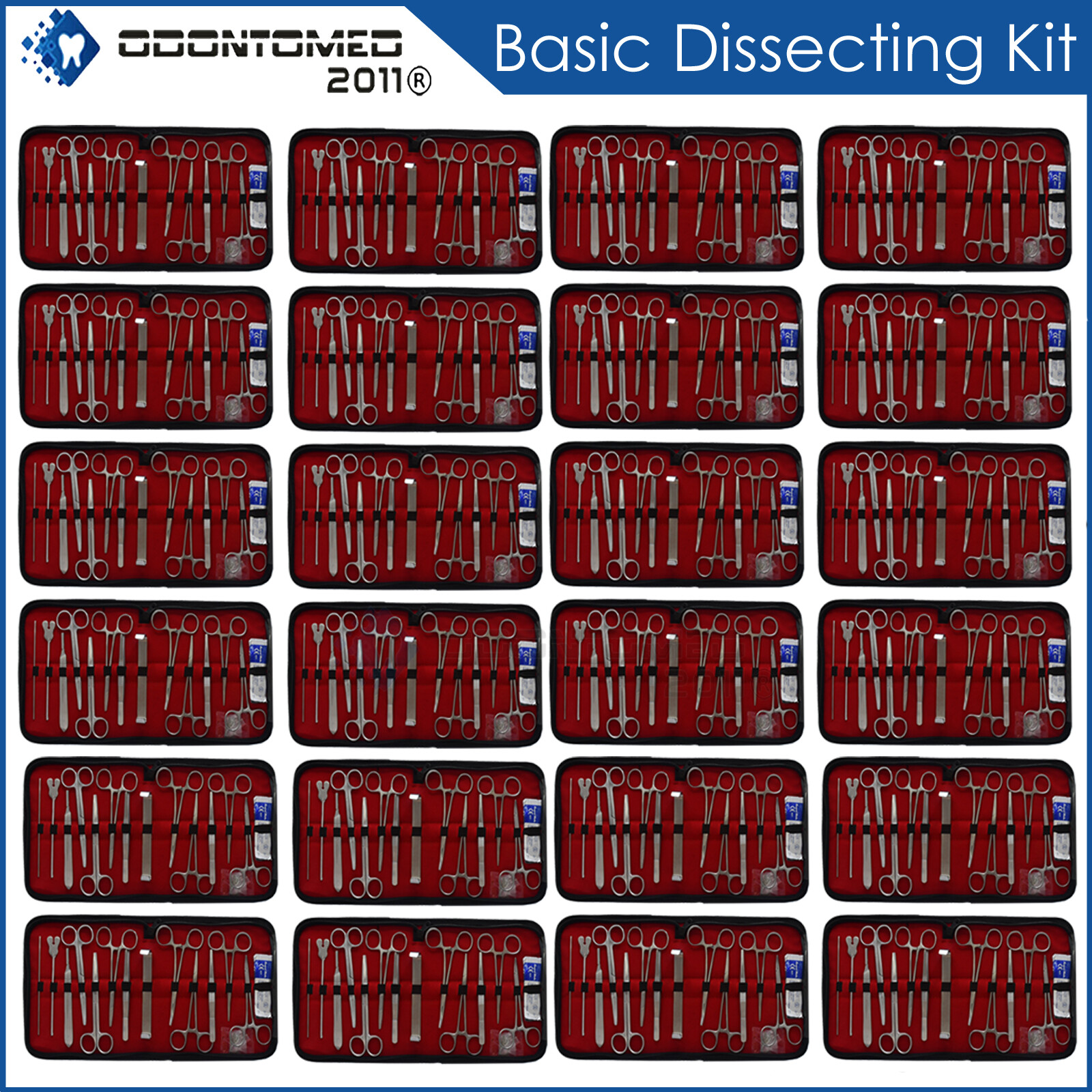 30 Kits of Basic Dissecting Set Veterinary, Surgical, Instruments