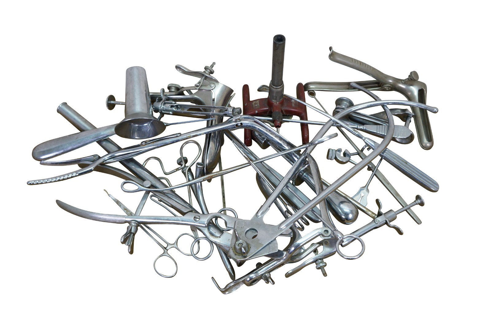 26pc Vintage Assorted OB/GYN Medical Gynecology Instruments Tools Lot