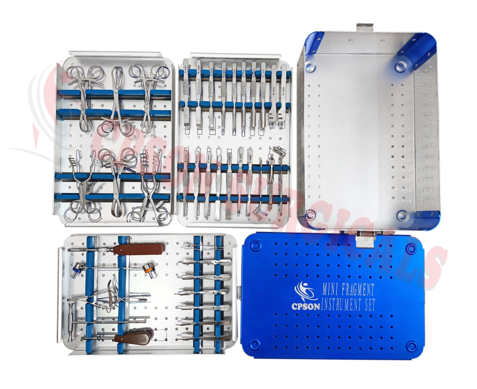 Mini Fragment Instrument Set with Case Box Surgical Veterinary