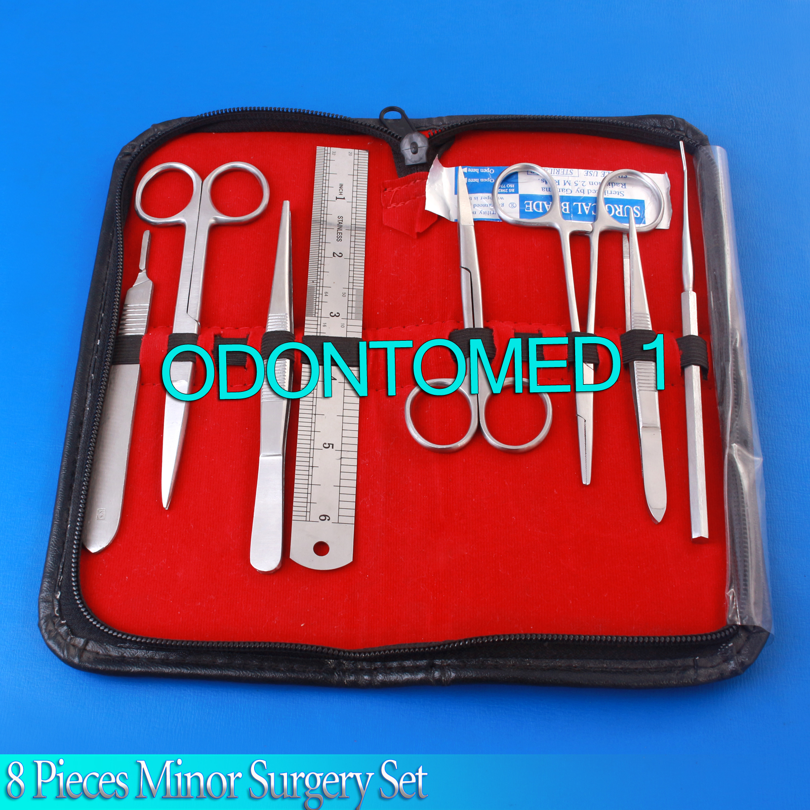 Minor Surgery Set 8 Pieces Surgical Instruments kit Stainless Steel Brand Ds-715