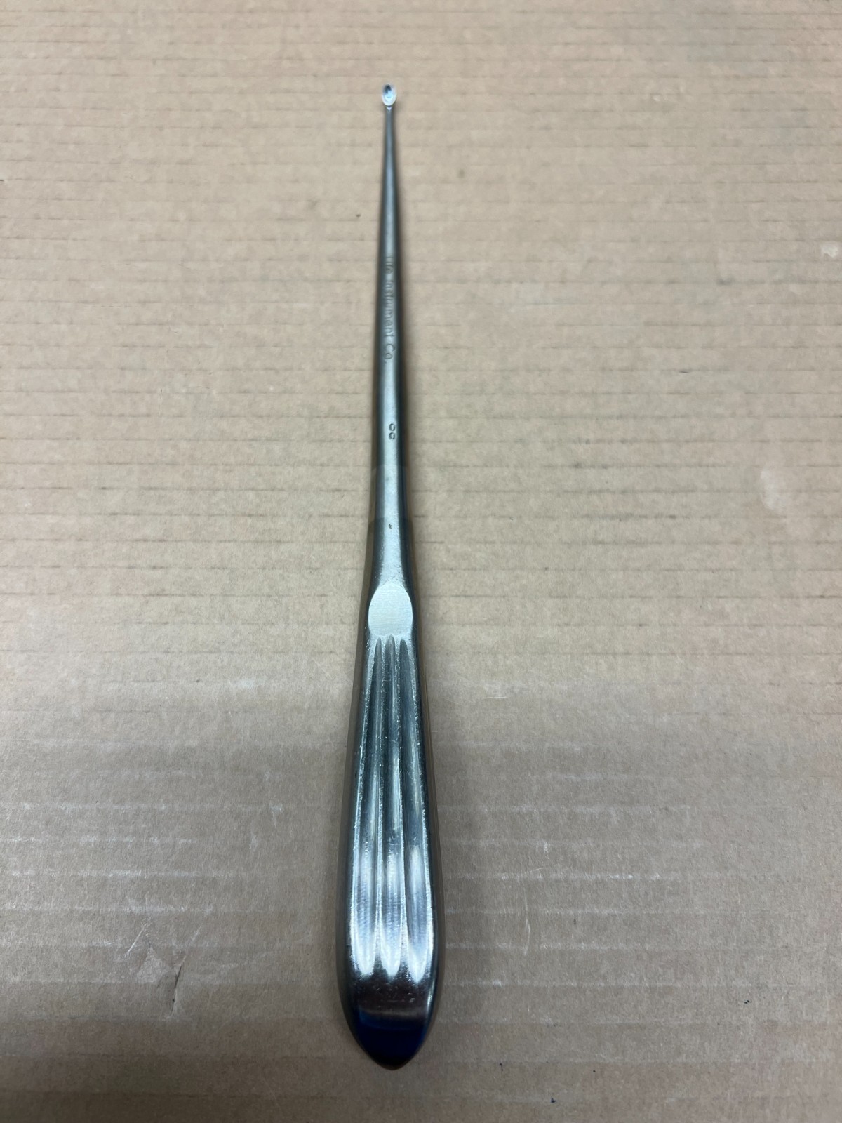 Life Instruments 810-0920-1 Angled Brun Curette, Size 00, 9″ overall length