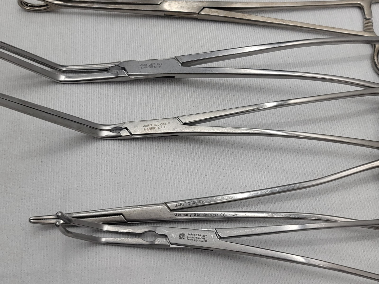 Bulk 62-Piece Jarit & Aesculap General Surgery Instruments