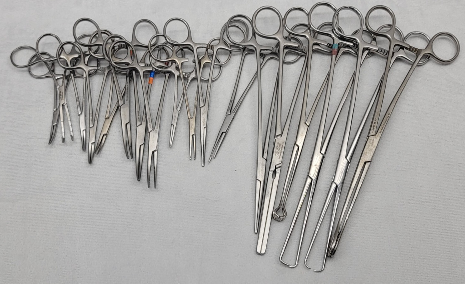 Bulk 62-Piece Jarit & Aesculap General Surgery Instruments