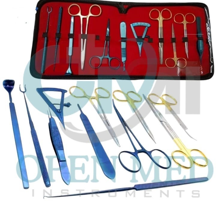 Set of 11 PCS Blepharoplasty Kit Plastic Surgery High Quality Instruments Kit
