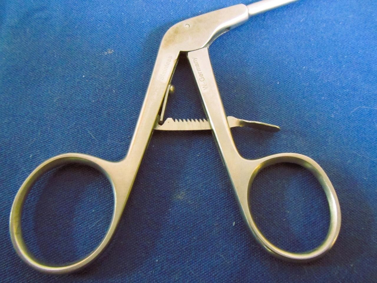 Richard Wolf 8403.096 Alligator Grasping Forceps 5mm x12mm Locking Ratchet 8″