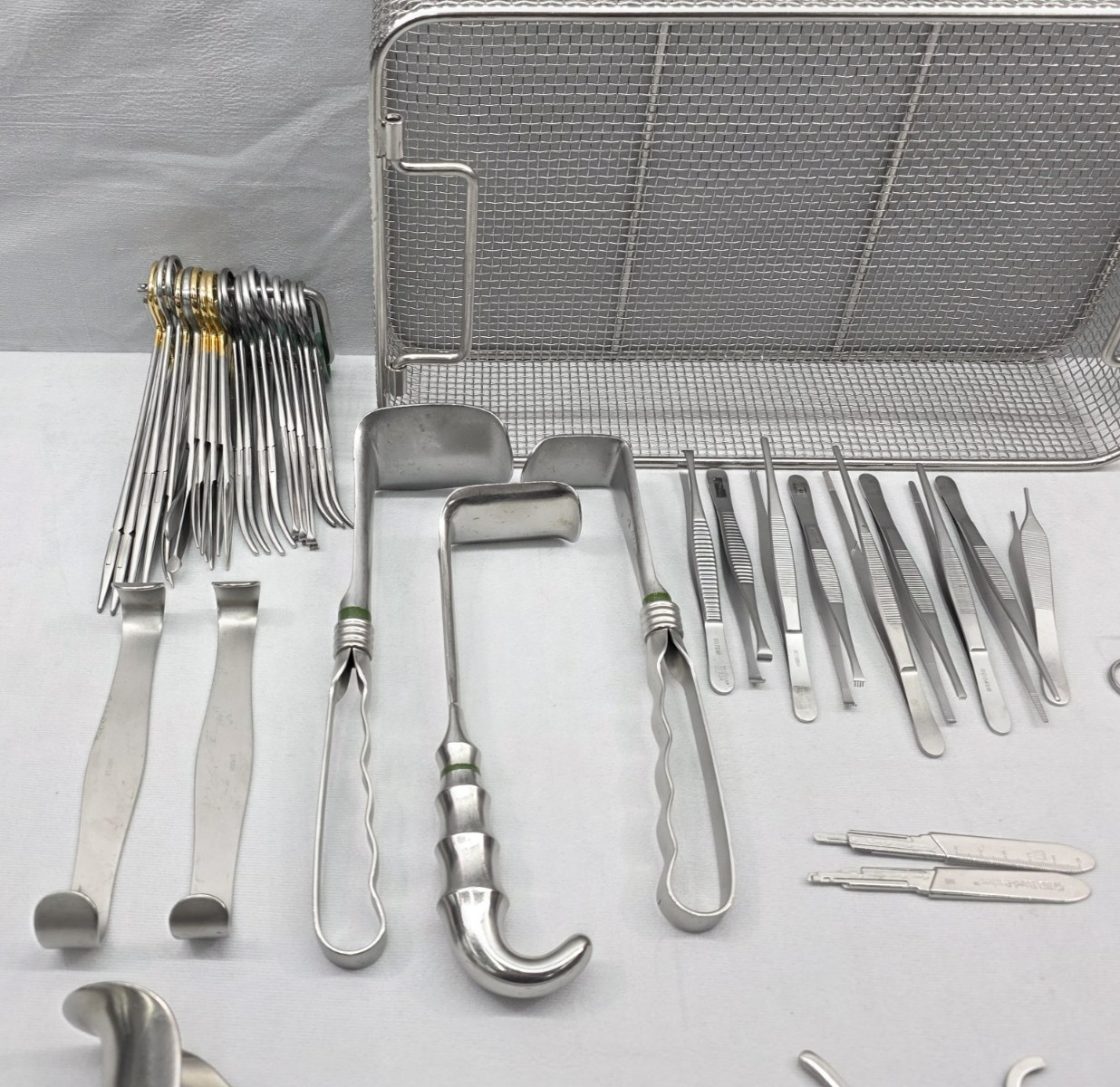 Aesculap 66 piece Basic General Surgical Instrument Set With Basket Bard