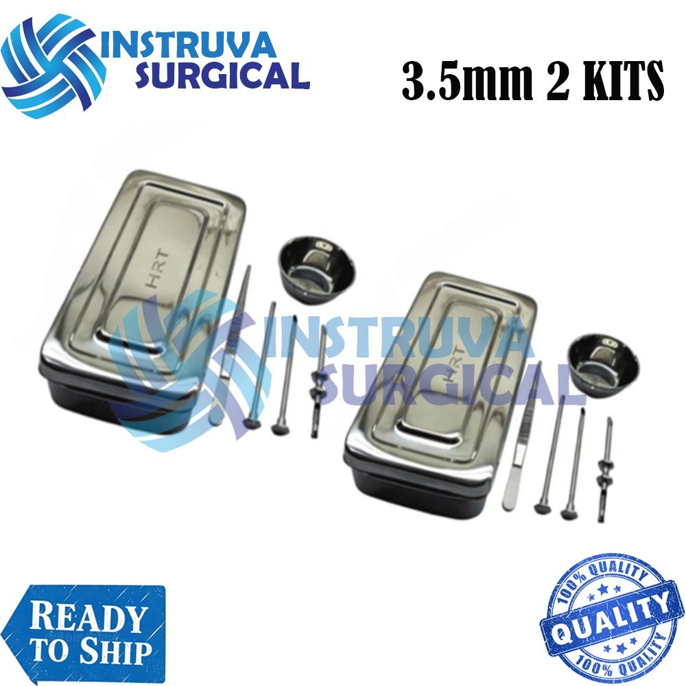 3.5mm HRT Trocar Kits 2 Sets Hormone Replacement Pellet Insertion Trocars