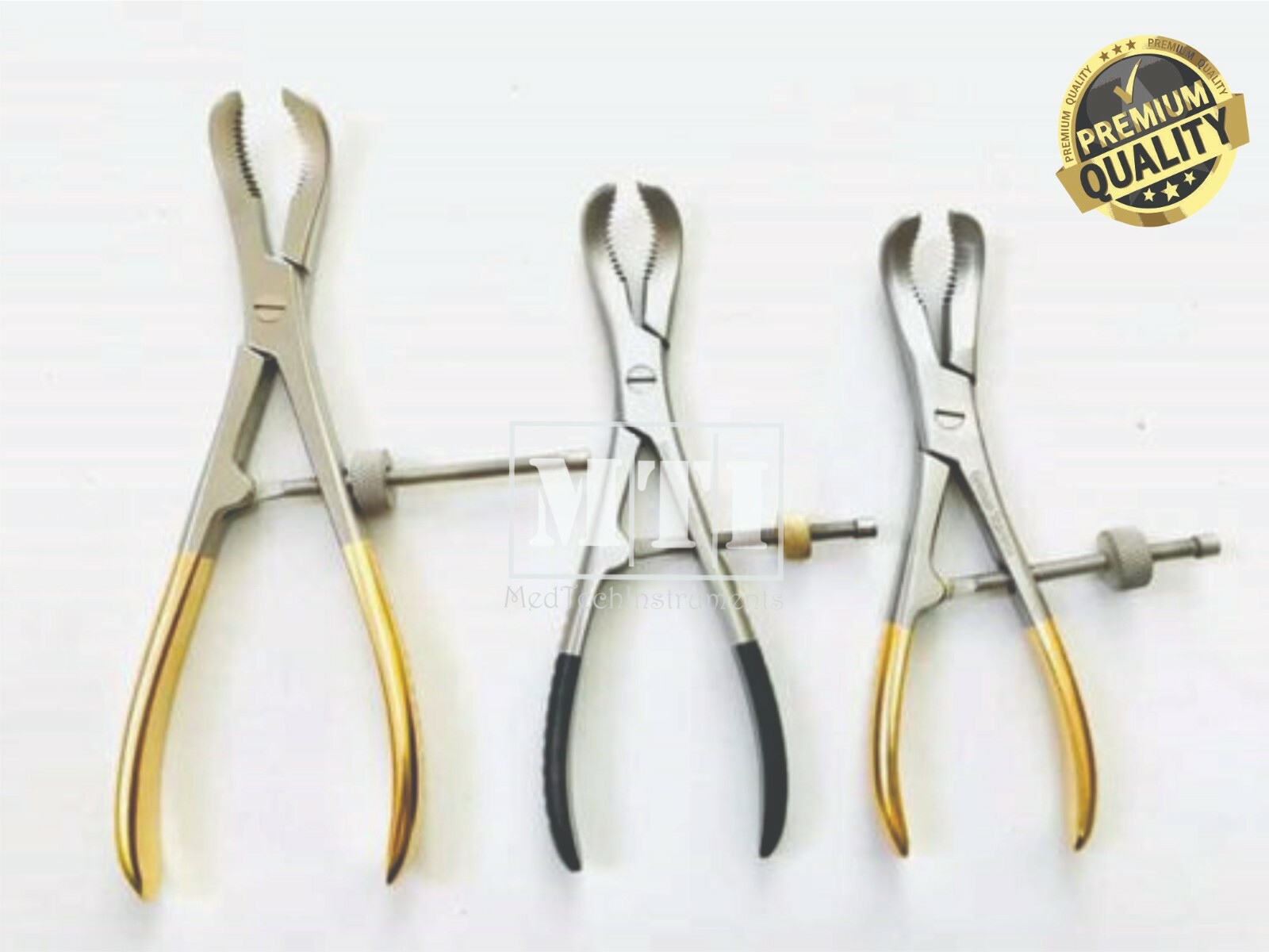 Bone Reduction Holding Forceps Orthopedics Surgical Instruments 3 Pcs