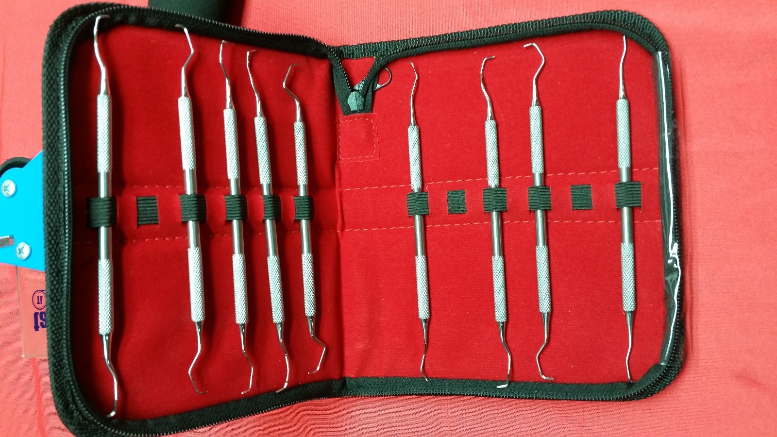 GERMAN SET OF 9 PCS PERIODONTAL GRACEY CURETTES KIT DENTAL SURGICAL INSTRUMENTS