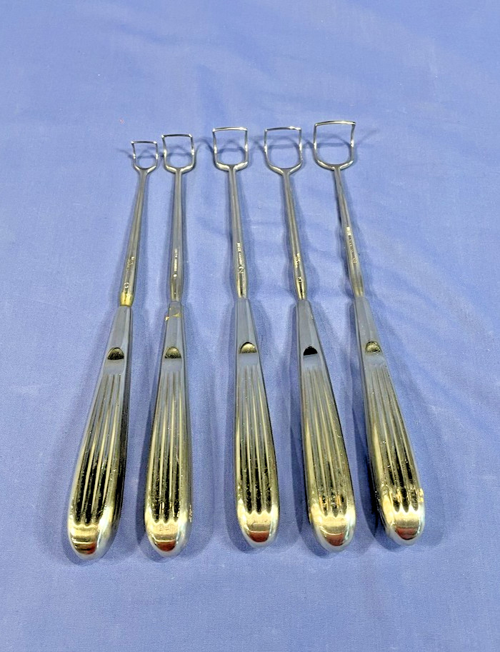 LOT OF 5 Weck OCH-OR-81 Stainless Steel Surgical Instruments Sizes 0, 1,2,3,4