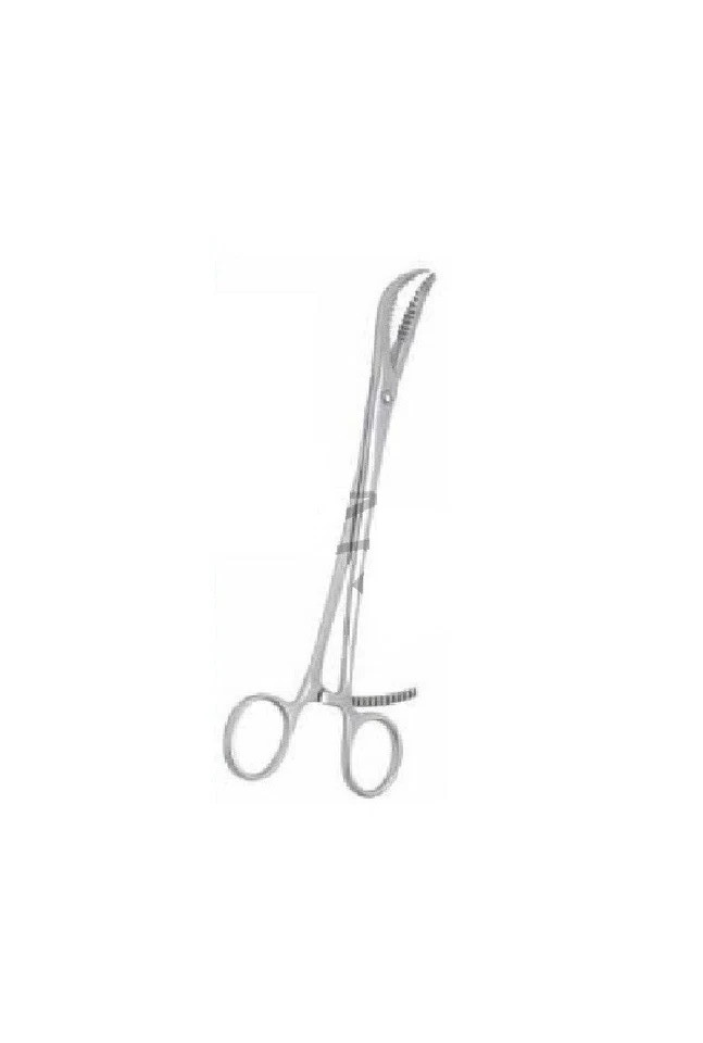 Orthopedic Bone Holding Reduction Forceps 200mm Curved Serrated Jaw ratchet lock